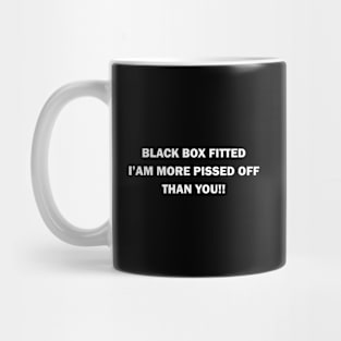 BLACK BOX FITTED Funny Saying Tee Mug